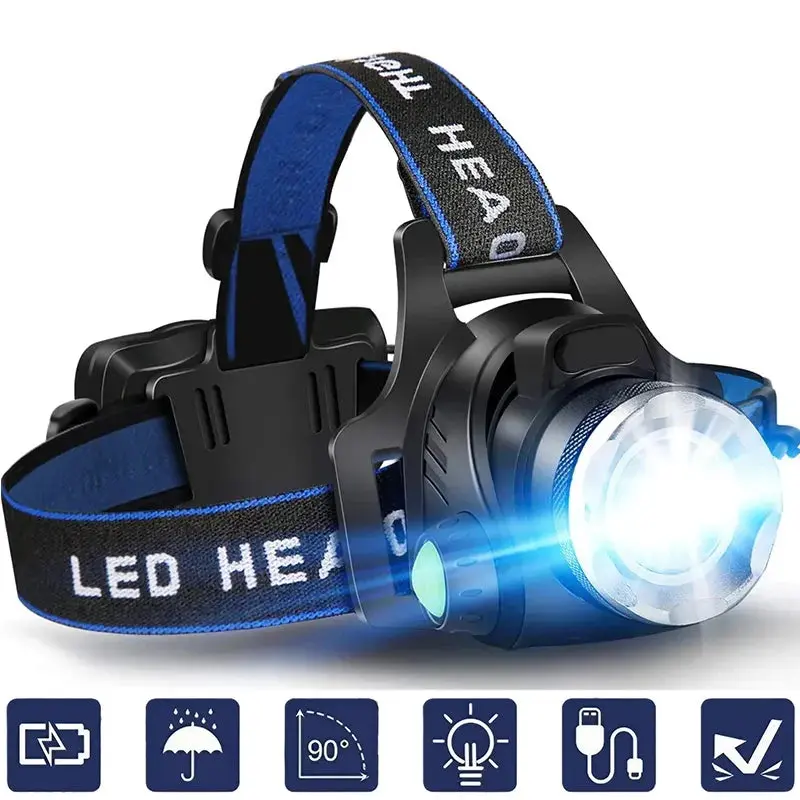 1000Lm Powerful Led Induction Headlamp 1