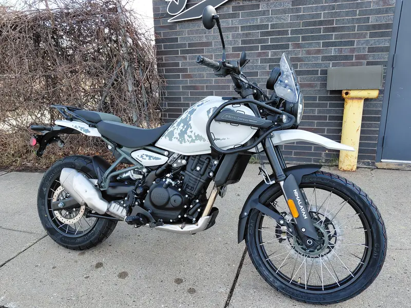 2026 Royal Enfield Himalayan 450 | Kamet White - Tubeless | $6,399 1