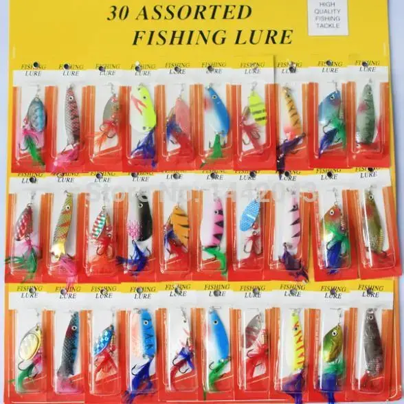 30Pc Assorted Spoon & Spinner Set 1