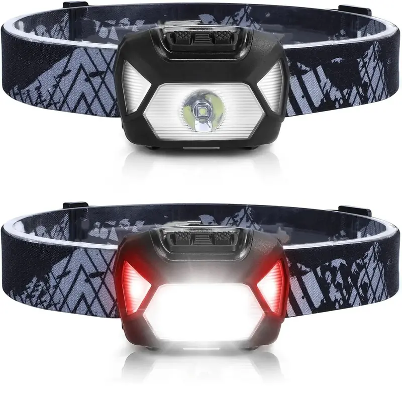 6 Mode Usb Rechargeable Headlamp Ipx4 Waterproof 1