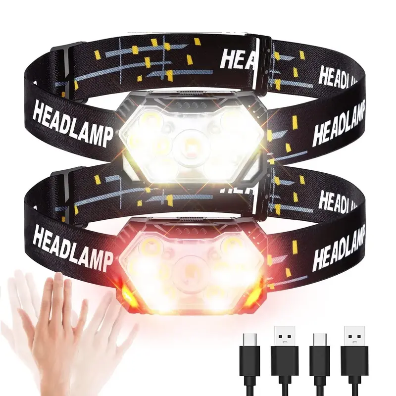 9 Light Led Headlamp 1