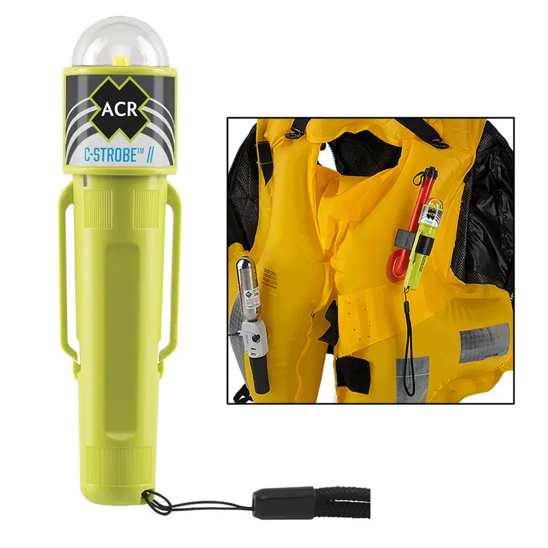 Acr C-Strobe Led Light Jacket Emergency Signal, Uscg, Solas (Batteries Not Included) 1