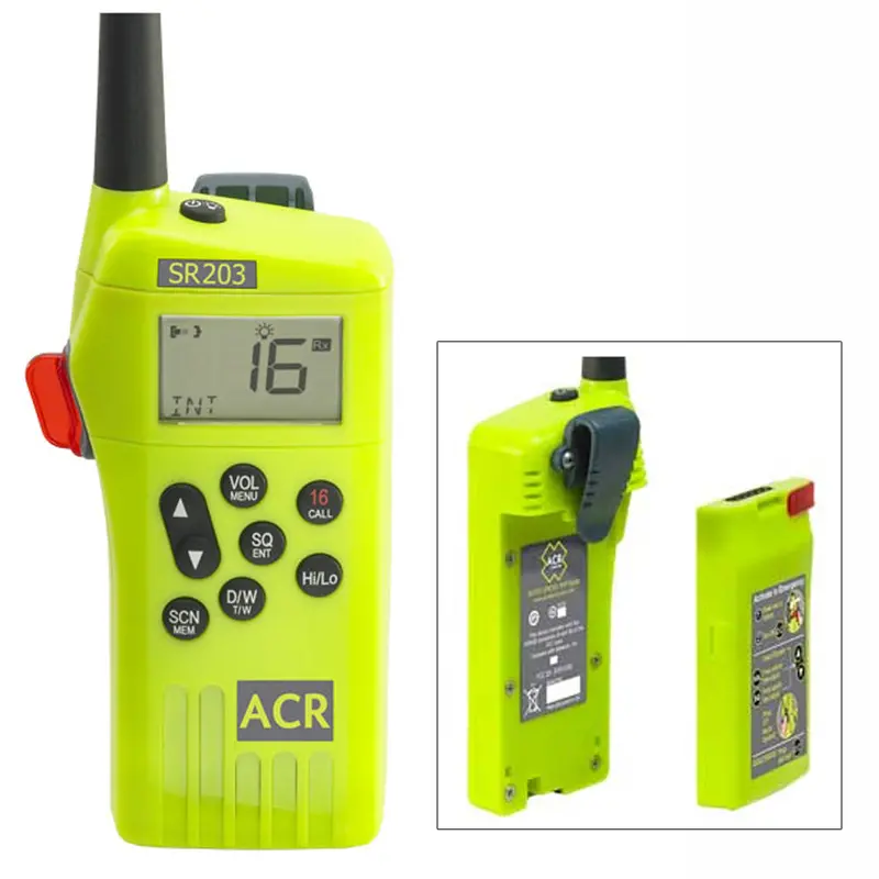 Acr Sr203 Vhf Handheld Survival Radio 1