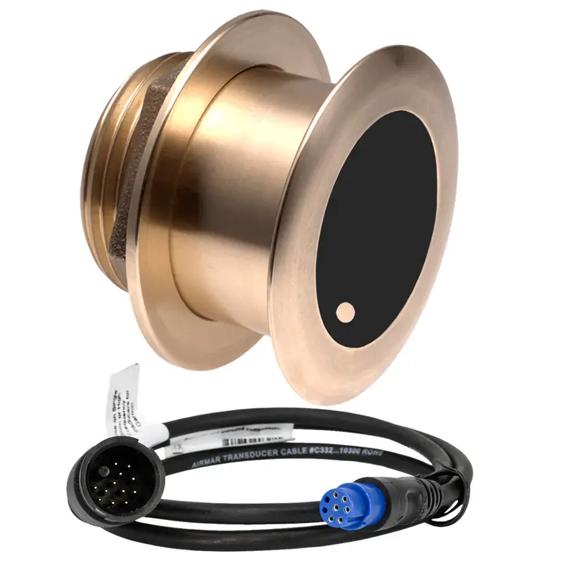 Airmar B175mw Med Ultra Wide 1Kw, 20 Chirp Thru-Hull Transducer F/8-Pin Garmin 1