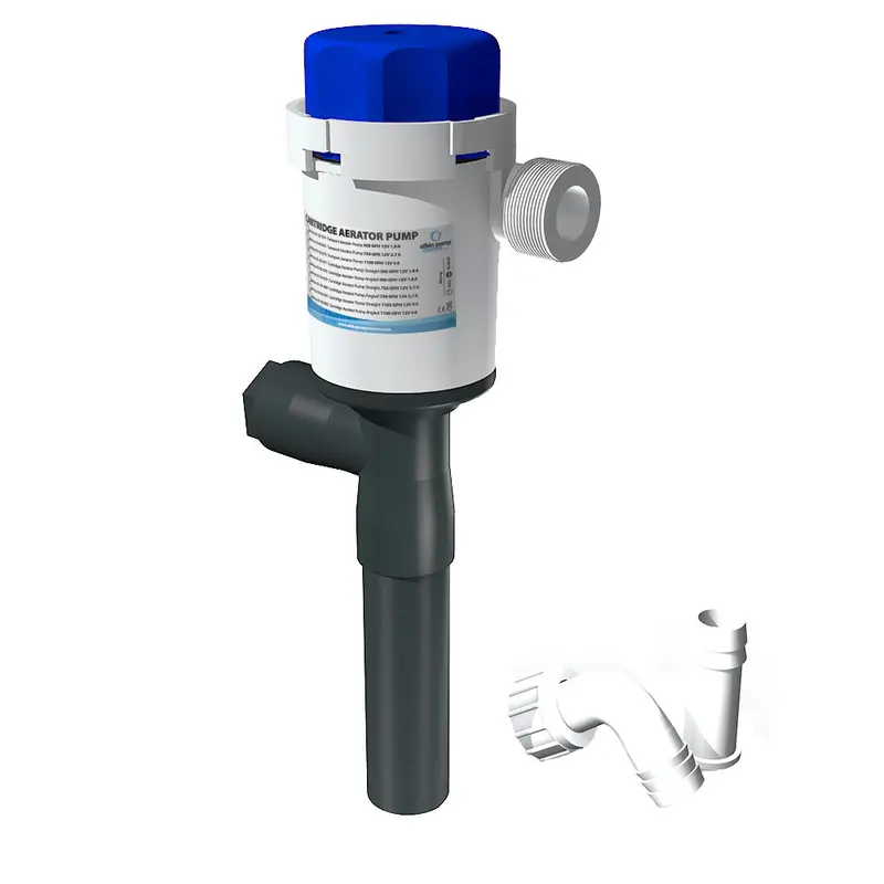 Albin Group Cartridge Aerator Pump - 1100 Gph - 12V - Straight 1