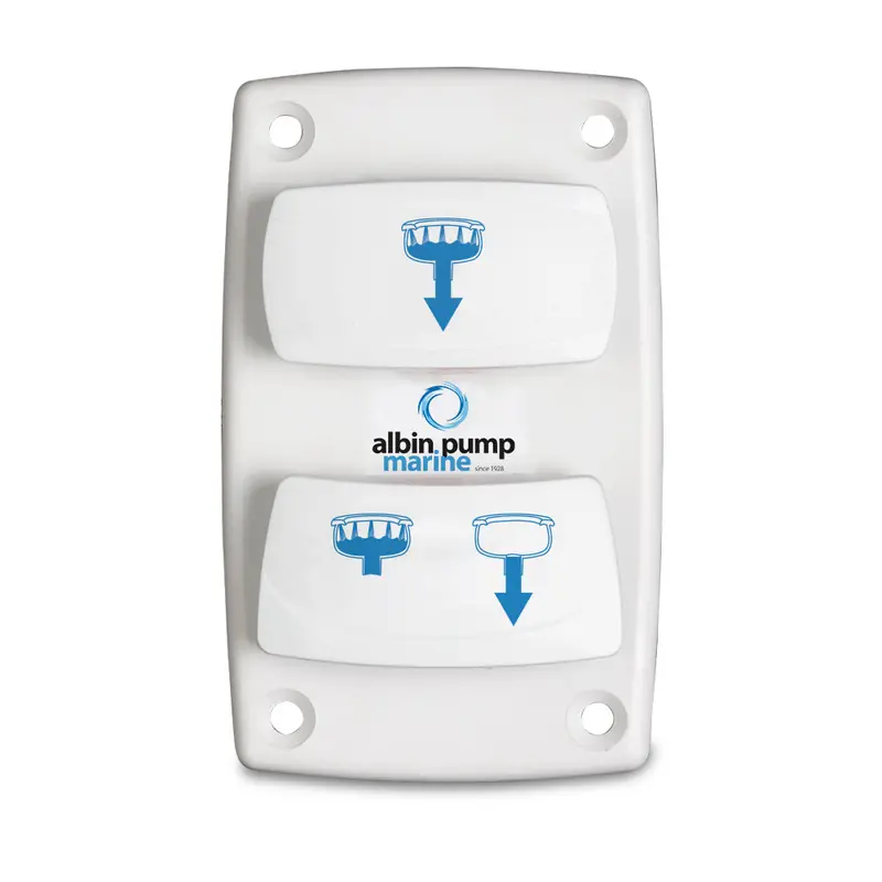 Albin Group Marine Control Silent Electric Toilet Rocker Switch 1