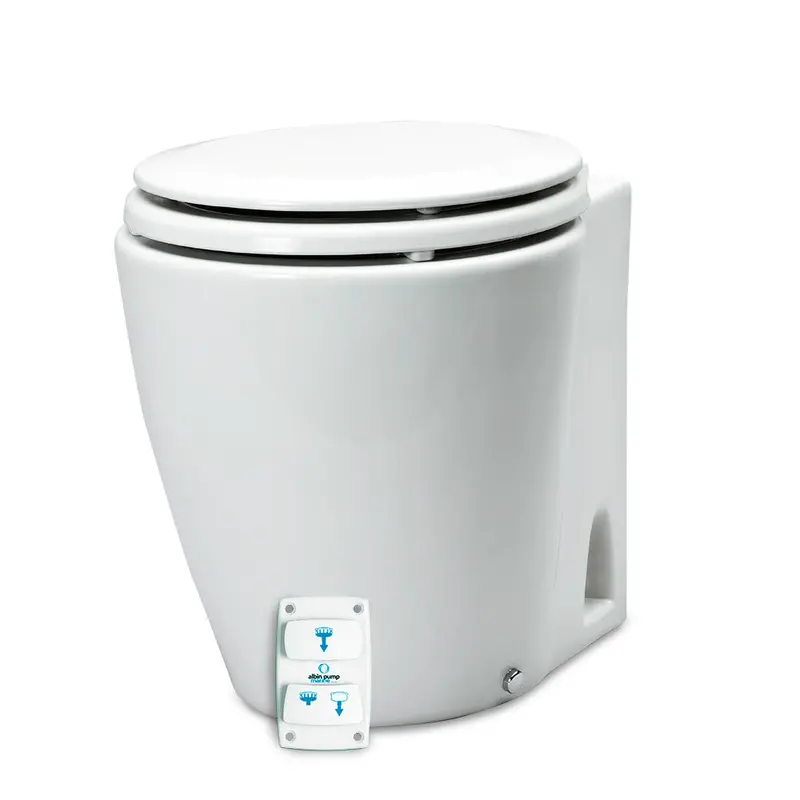 Albin Group Marine Design Marine Toilet Silent Electric - 12V 1