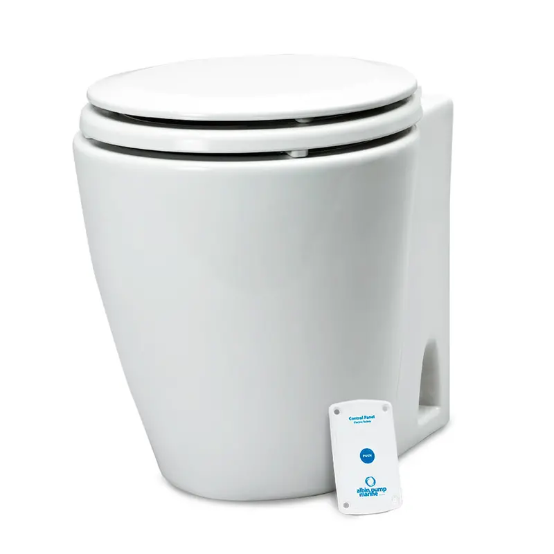 Albin Group Marine Design Marine Toilet Standard Electric - 12V 1