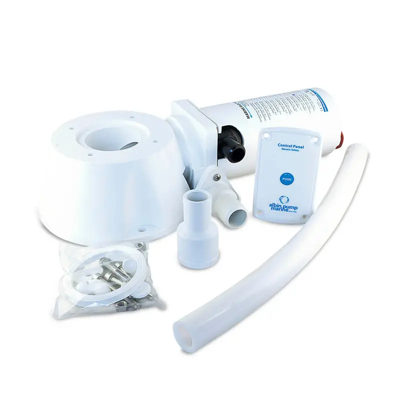 Albin Group Marine Standard Electric Toilet Conversion Kit - 12V 1