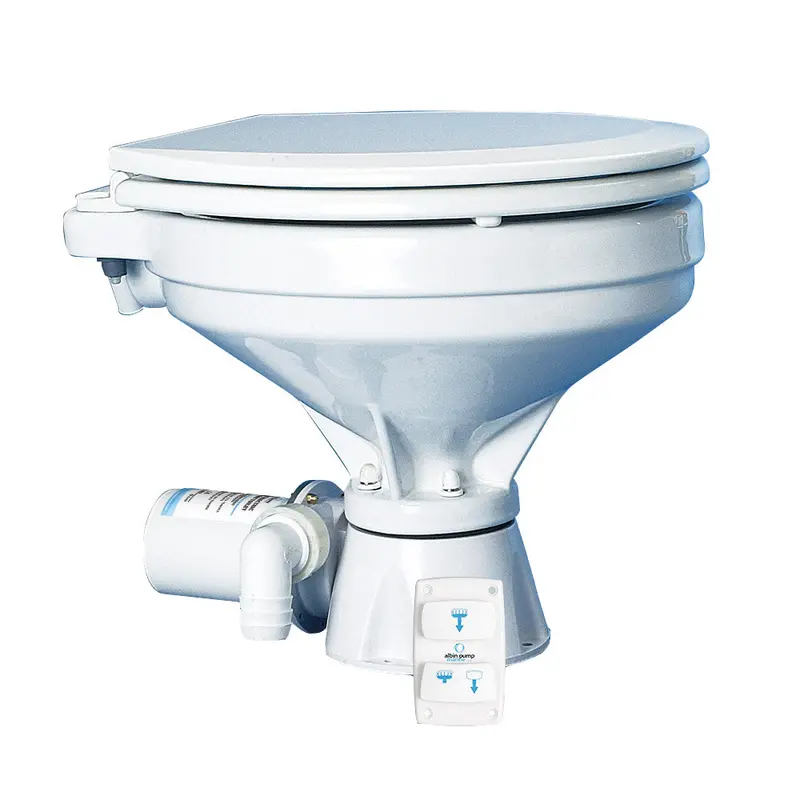 Albin Group Marine Toilet Silent Electric Comfort - 12V 1
