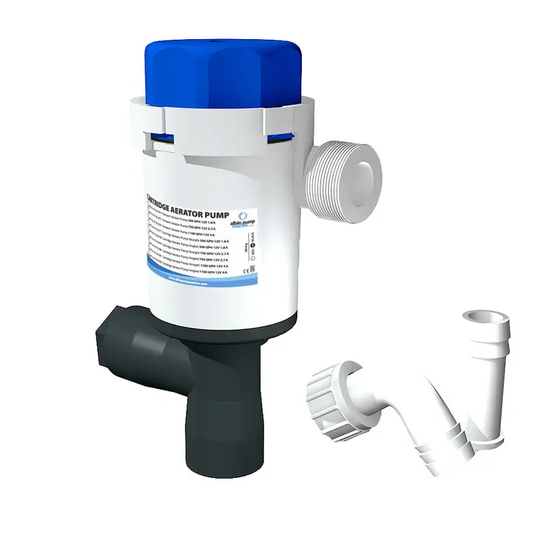 Albin Group Twinport Aerator Pump - 500 Gph - 12V 1