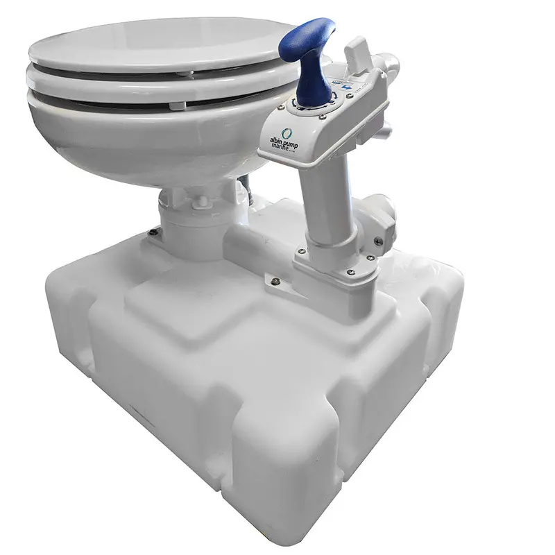 Albin Group Voyager Manual Toilet System W/Tank 1