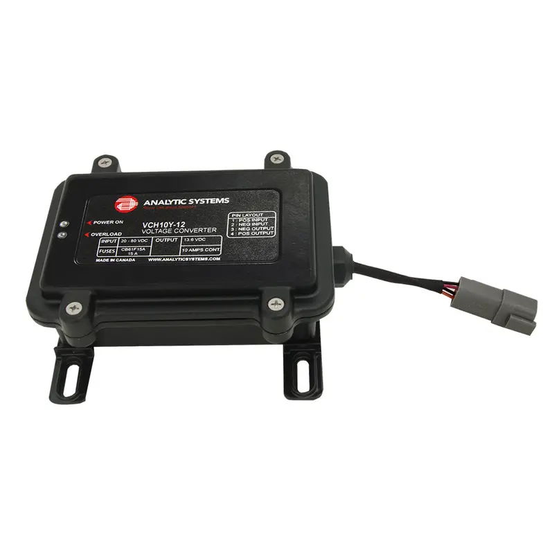 Analytic Systems Waterproof Ip66 Dc Converter 10A, 24V Out, 30-80V In, Ruggedized 1