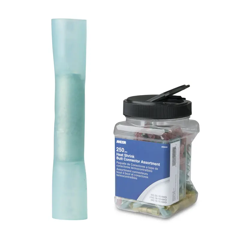 Ancor 16-14 Awg Heat Shrink Butt Connector - 250-Pieces - Jar 1