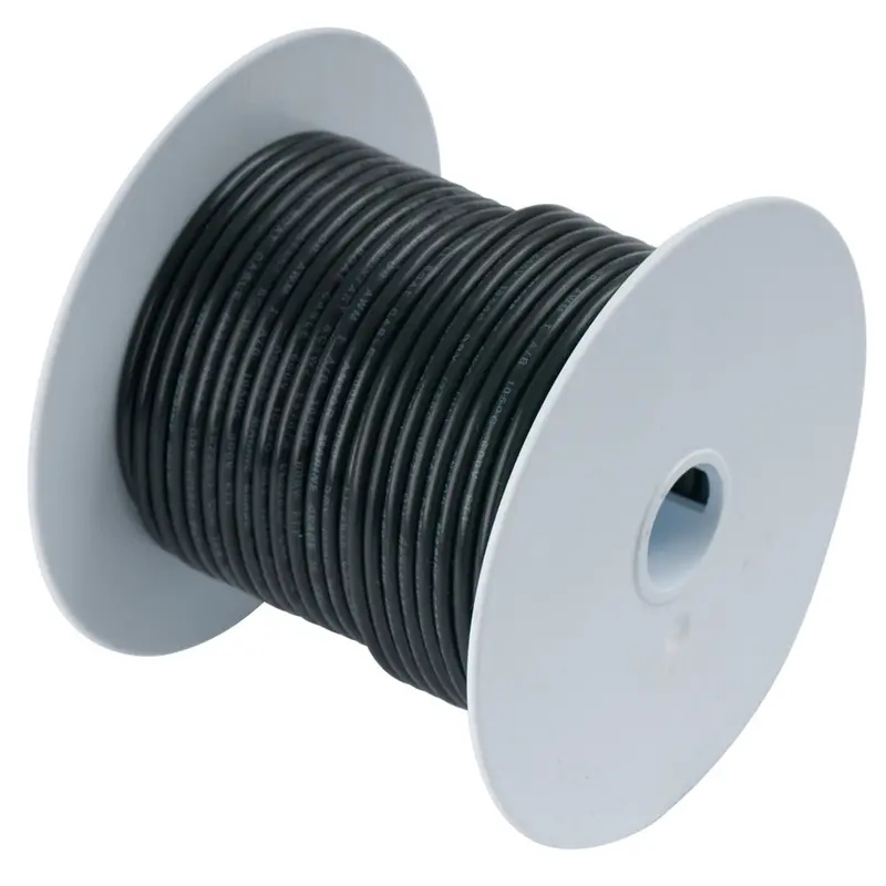 Ancor Black 16 Awg Tinned Copper Wire - 250' 1