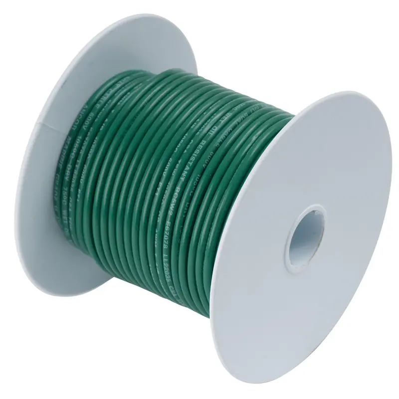 Ancor Green 12 Awg Primary Wire - 100' 1