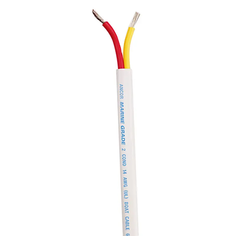 Ancor Safety Duplex Cable - 16/2 - 2X1mm - Red/Yellow - Sold By The Foot 1