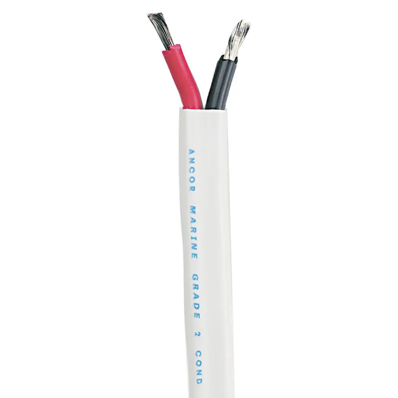 Ancor Standard Duplex Cable - Flat 10/2 Awg - 2 X 5Mm Red/Black - 250' 1