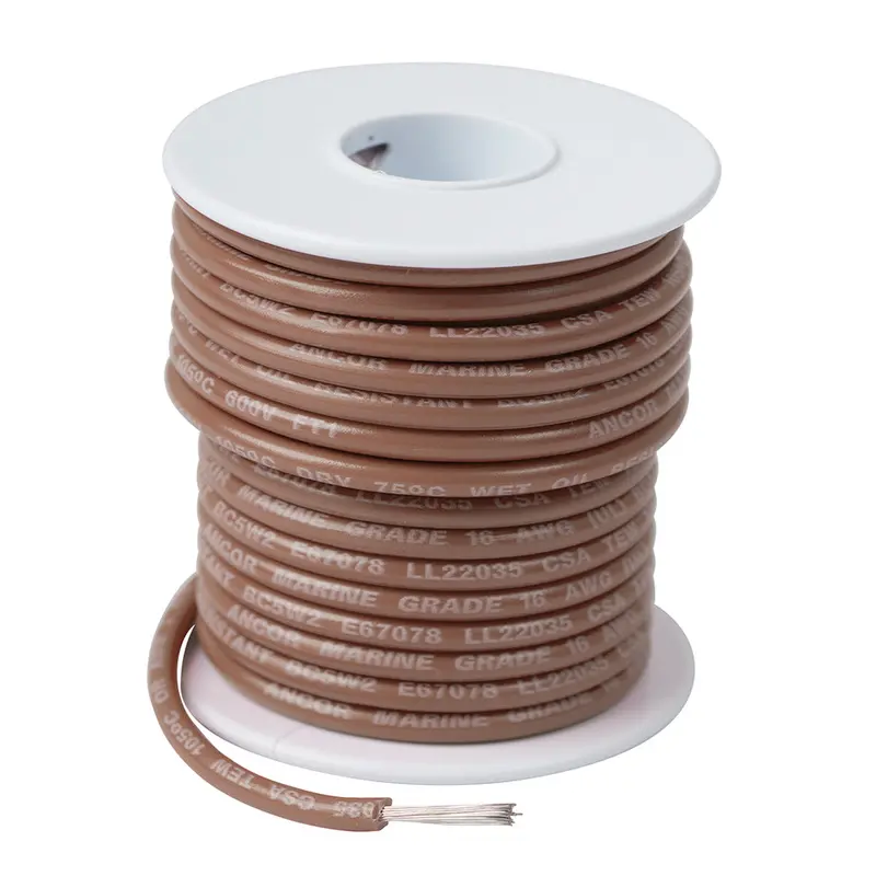 Ancor Tan 16 Awg Tinned Copper Wire - 100 1