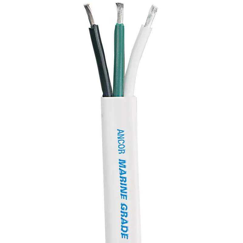 Ancor White Triplex Cable - 14/3 Awg - 500 1