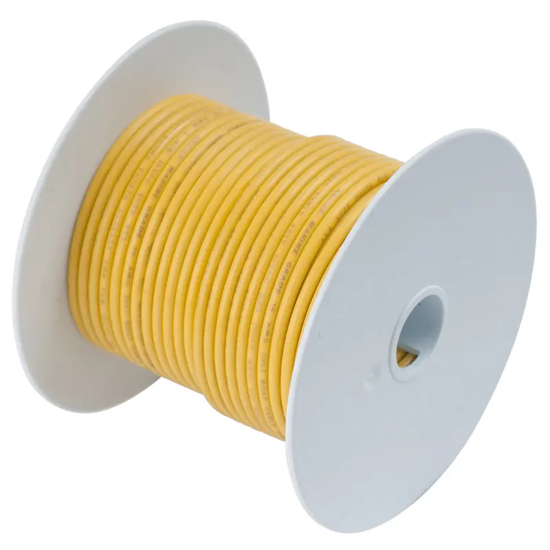 Ancor Yellow 18 Awg Tinned Copper Wire - 100' 1