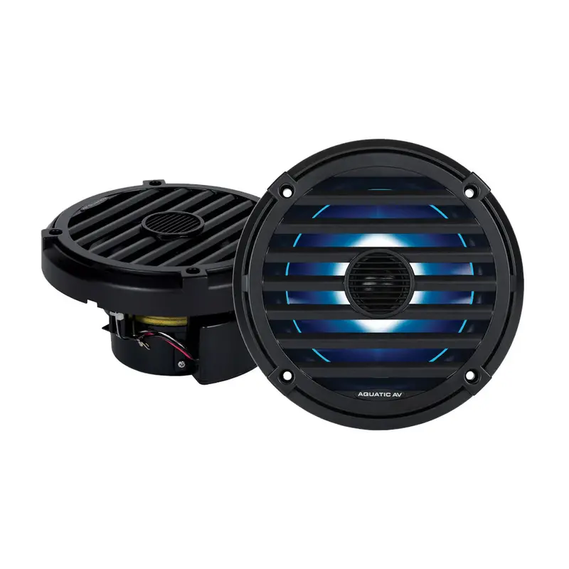 Aquatic Av Elite 6.5" Rgb Speakers - Black - Pair 1