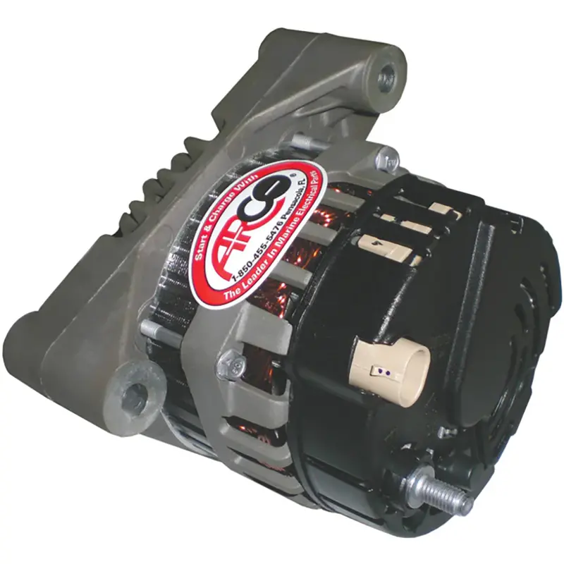 Arco Marine Premium Replacement Inboard Alternator W/55Mm Multi-Groove Pulley - 12V 65A 1