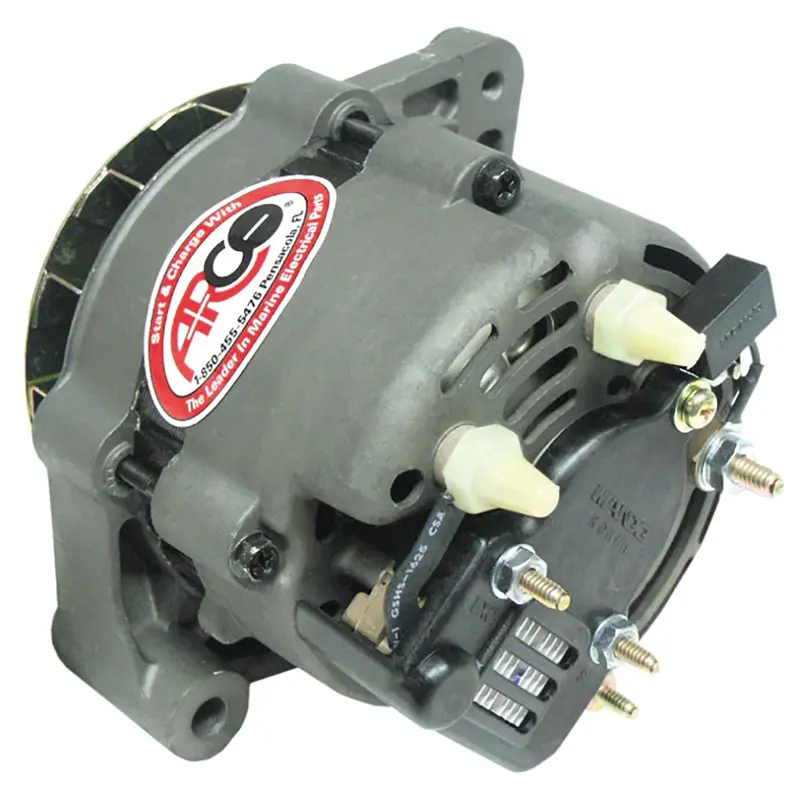 Arco Marine Premium Replacement Inboard Alternator W/Single Groove Pulley - 12V 55A 1