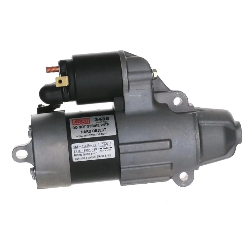 Arco Marine Premium Replacement Outboard Starter F/Yamaha 200-300Hp - 9 Tooth 1
