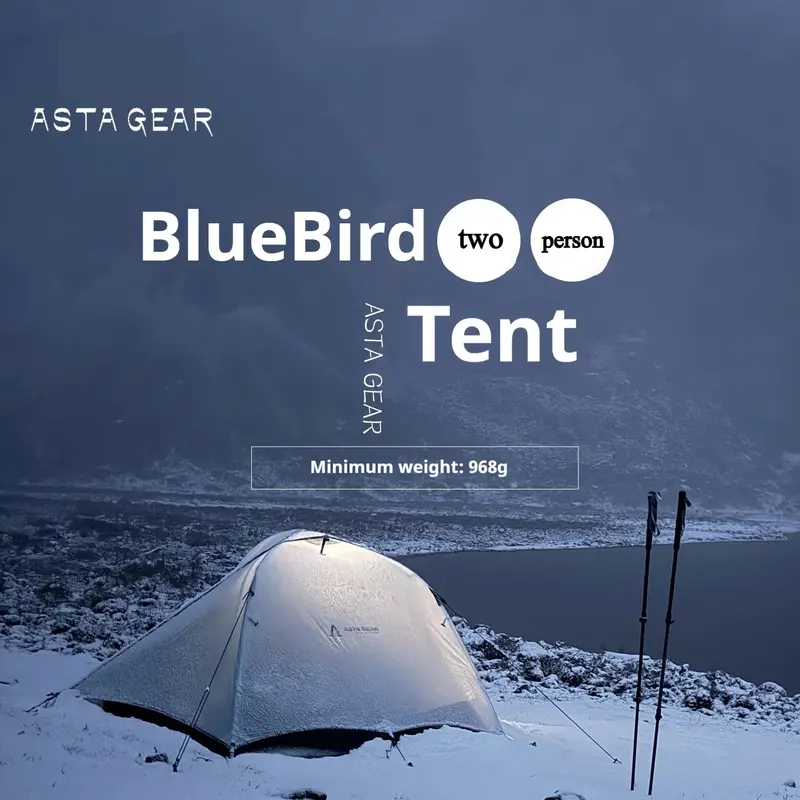 Astagear Blue Bird 2-Person 10D Ultra-Light Waterproof Windproof Tent 1