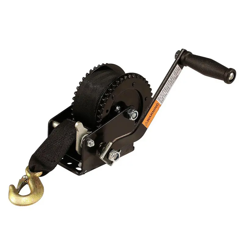 Attwood 2000 Lb Dual Drive Winch - 2" X 20 Nylon Strap 1
