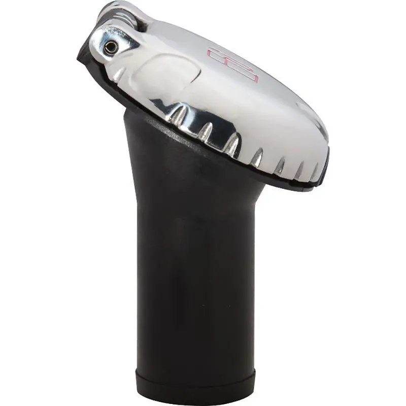 Attwood Deck Fill F/Carbon Canister System - Angled Body  Scalloped Stainless Steel Cap 1