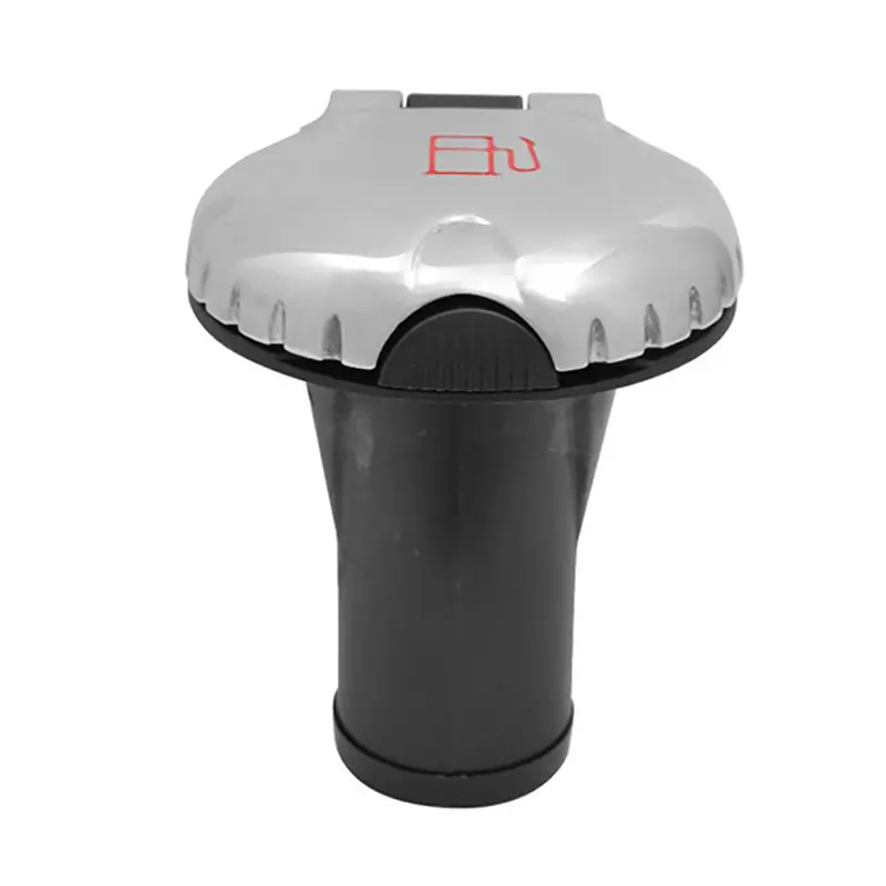 Attwood Deck Fill F/Carbon Canister System - Straight Body  Scalloped Chrome Cap 1