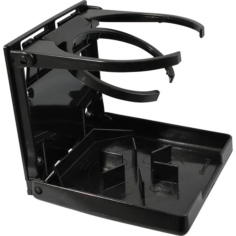 Attwood Fold-Up Drink Holder - Dual Ring - Black 1