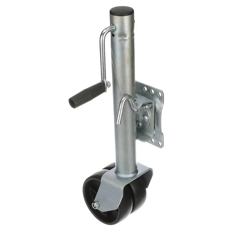 Attwood Fold-Up Trailer Jack - 1500 Lb Capacity - Dual Wheel 1