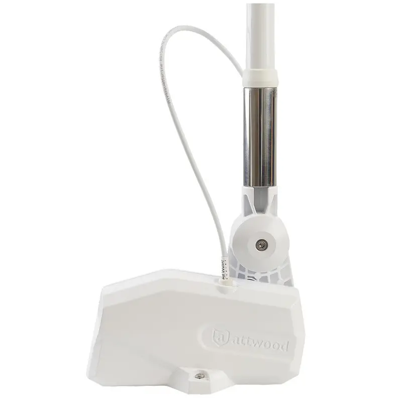 Attwood Powerbase Antenna - White Powered Fold-Down Antenna Base 1