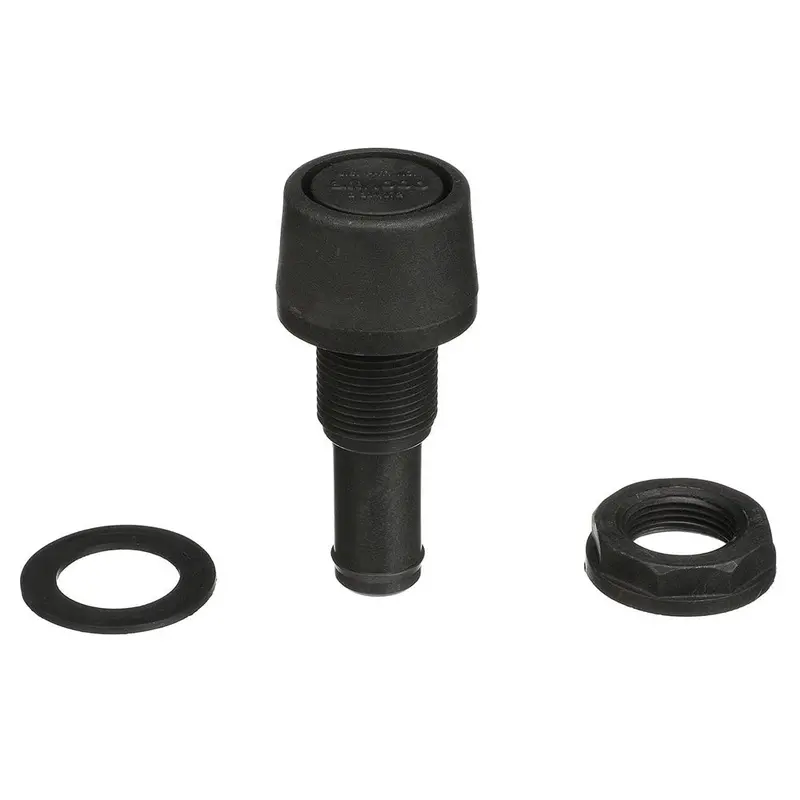 Attwood Straight Fuel Vent - Black Polypropylene 1