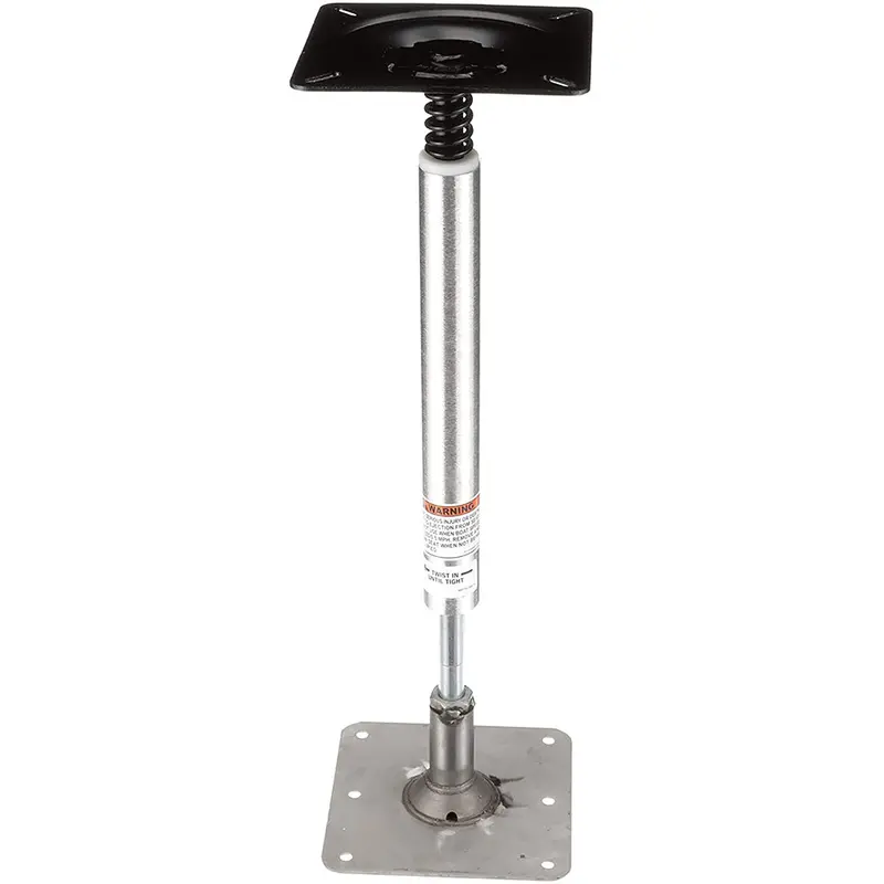 Attwood Swivl-Eze Lockn-Pin 3/4" Pedestal Kit 13" Post 7" X 7" Stainless Steel Base Plate Threaded 1
