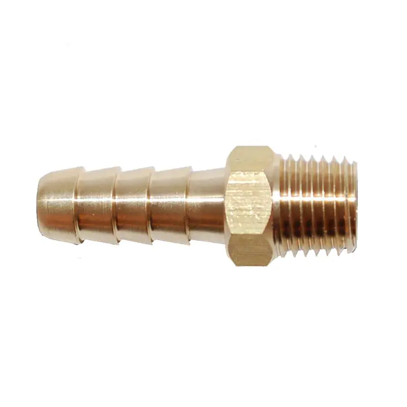 Attwood Universal Brass Fuel Hose Fitting - 1/4" Npt X 5/16" Barb 1