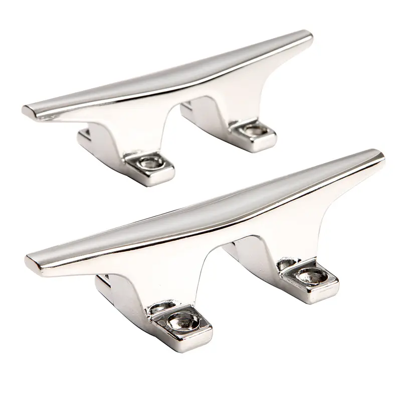 Attwood Zamak Chrome Plated Zinc Cleats - Pair - 4-1/2" 1