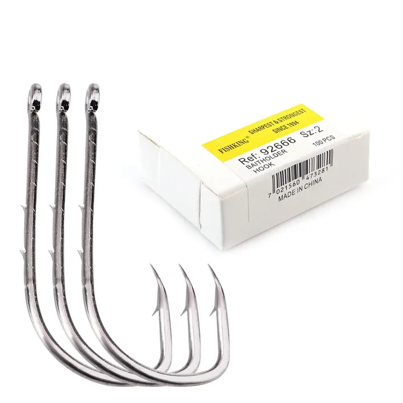 Baitholder Hooks - 92666 50-100Pcs/Lot 1# - 5/0# 1