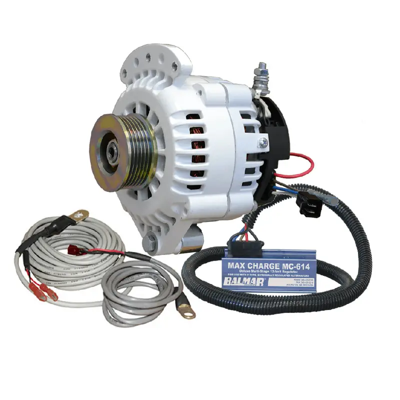 Balmar 621 Series 120A Kit W/Mc-618 Regulator, T-Sensor, K6 Pulley, Single Foot  Mounting Hardware 1