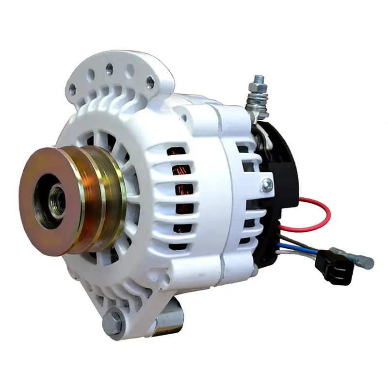 Balmar Alternator 100 Amp 12V 1-2" Single Foot Spindle Mount Dual Vee Pulley W/Isolated Ground 1