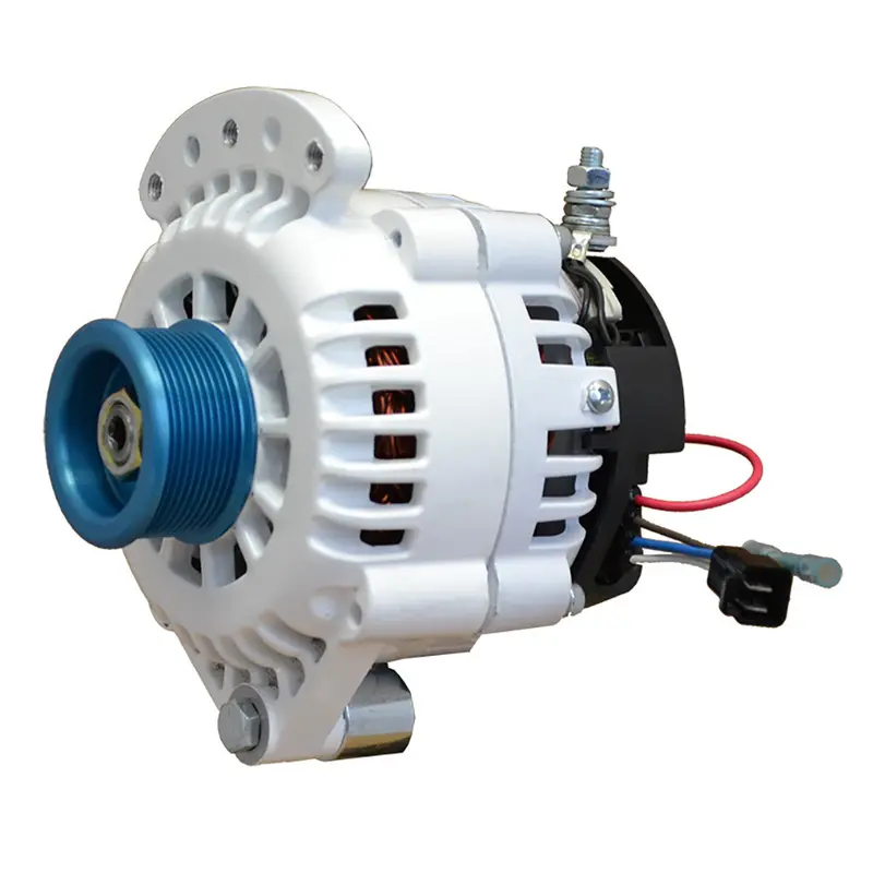 Balmar Alternator 120 Amp 12V 1-2" Single Foot Spindle Mount J10 Pulley W/Isolated Ground 1
