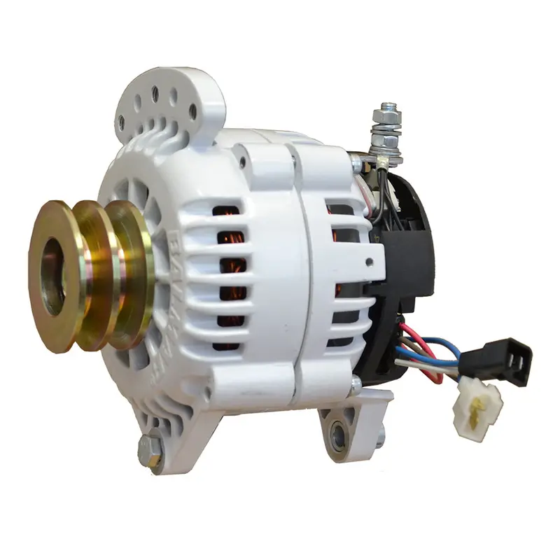 Balmar Alternator 120 Amp 12V 3.15" Dual Foot Saddle Dual Pulley W/Isolated Ground 1