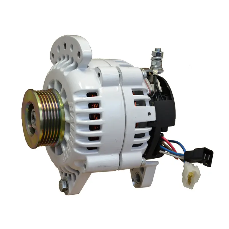 Balmar Alternator 120 Amp 12V 3.15" Dual Foot Saddle Single K6 Pulley W/Isolated Grounding 1