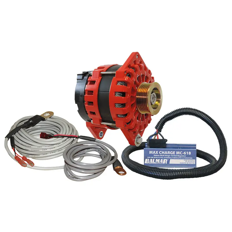 Balmar Alternator 170 Amp 12V 4" Dual Foot Saddle K6 Pulley 1