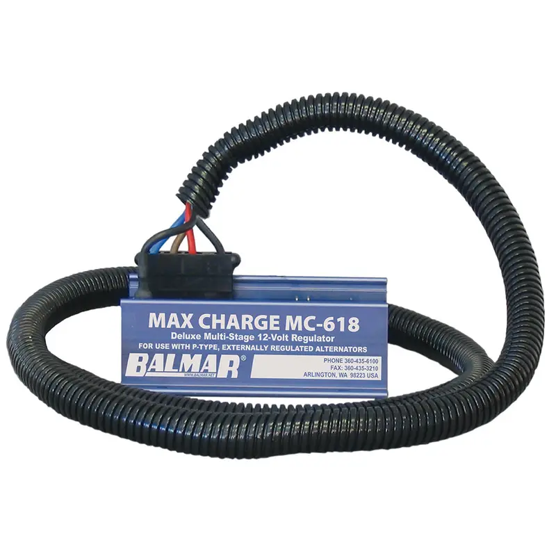 Balmar Max Charge Mc-618 Multi-Stage Regulator W/ 54" Harness - 12V 1