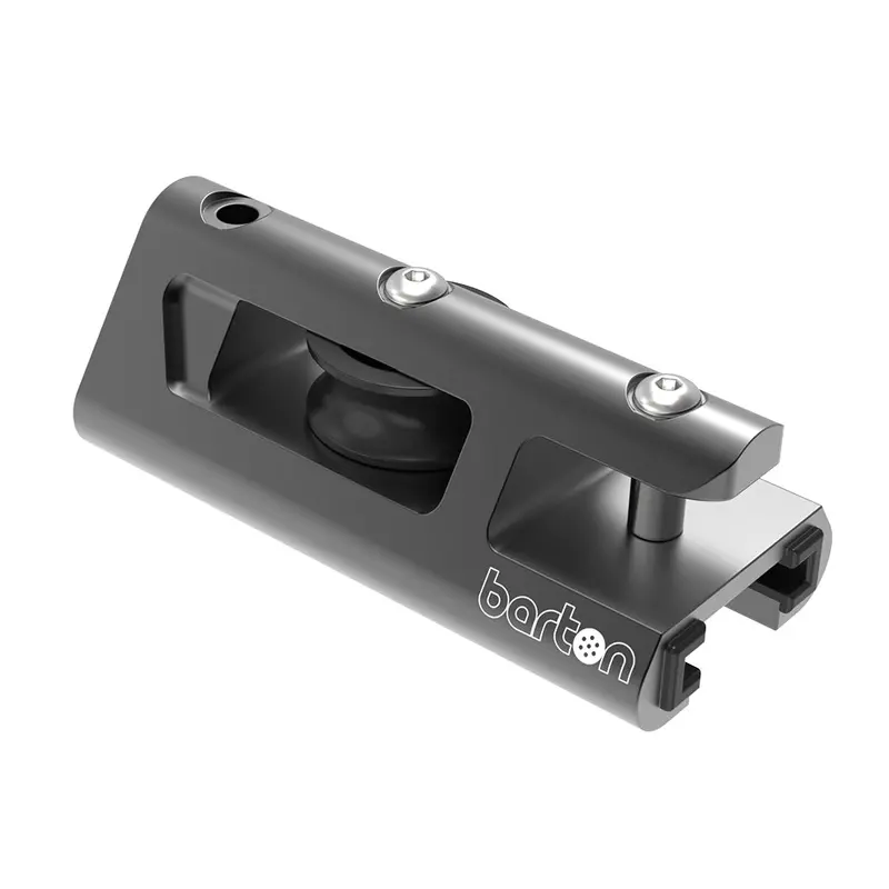 Barton 32Mm End Stop  Becket Genoa Car Track - Black 1