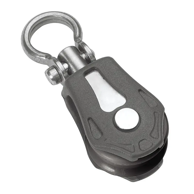 Barton Marine Size 0 20Mm Plain Bearing Pulley Block Single Swivel 1